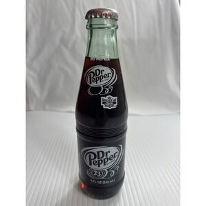 Dr Pepper Imperial Pure Cane Sugar 8 oz Glass Bottle Sealed 10 2 4 Logo Vintage